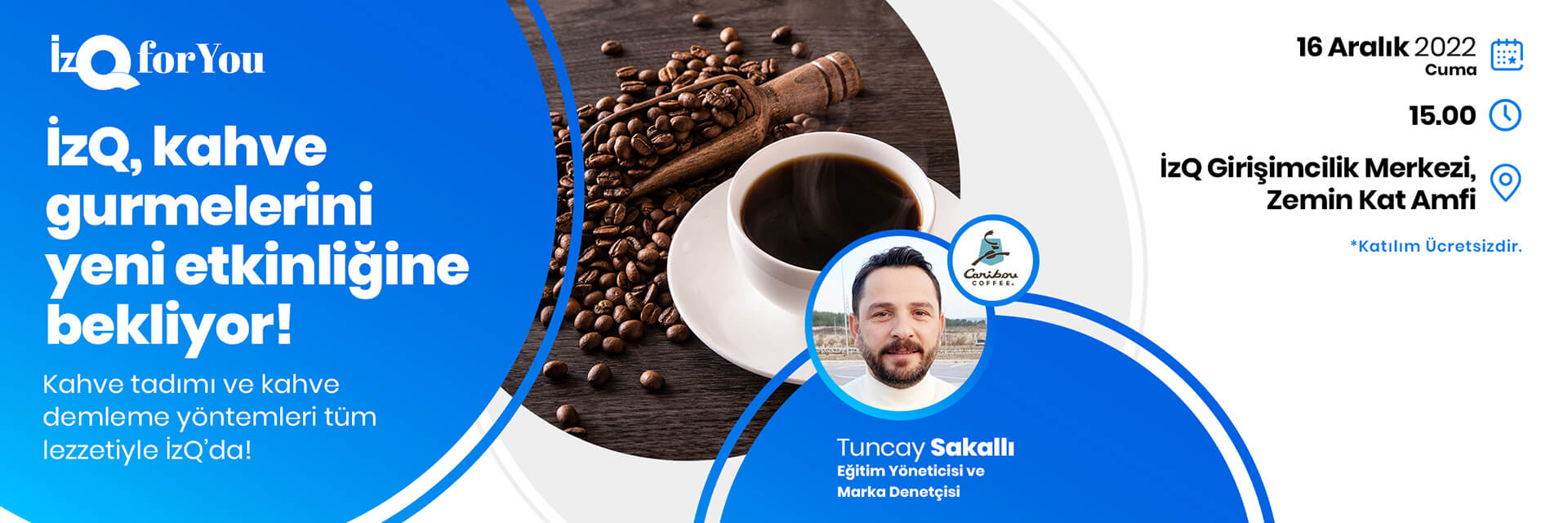 İZQForYou Kahve Tadımı ve Demleme Yöntemleri Etkinliği