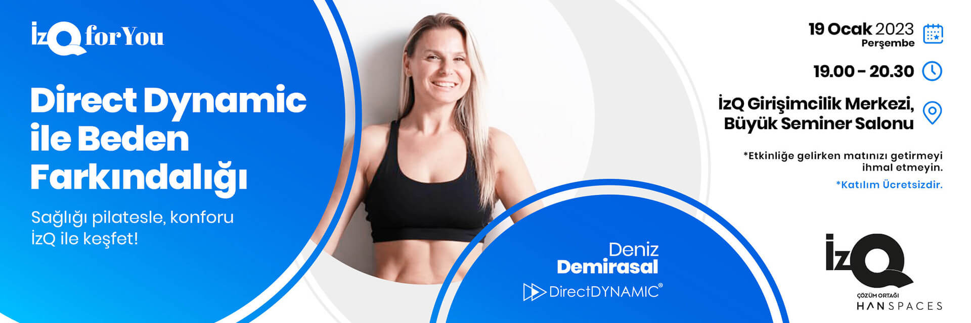 İZQForYou Direct Dynamic ile Beden Farkındalığı" Etkinliği