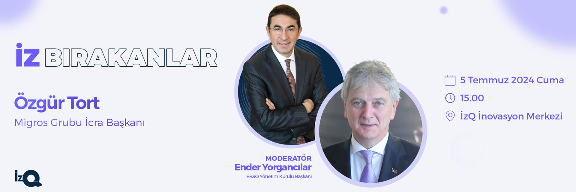 İzQ İzBırakanlar: Dr. Özgür Tort Etkinliği