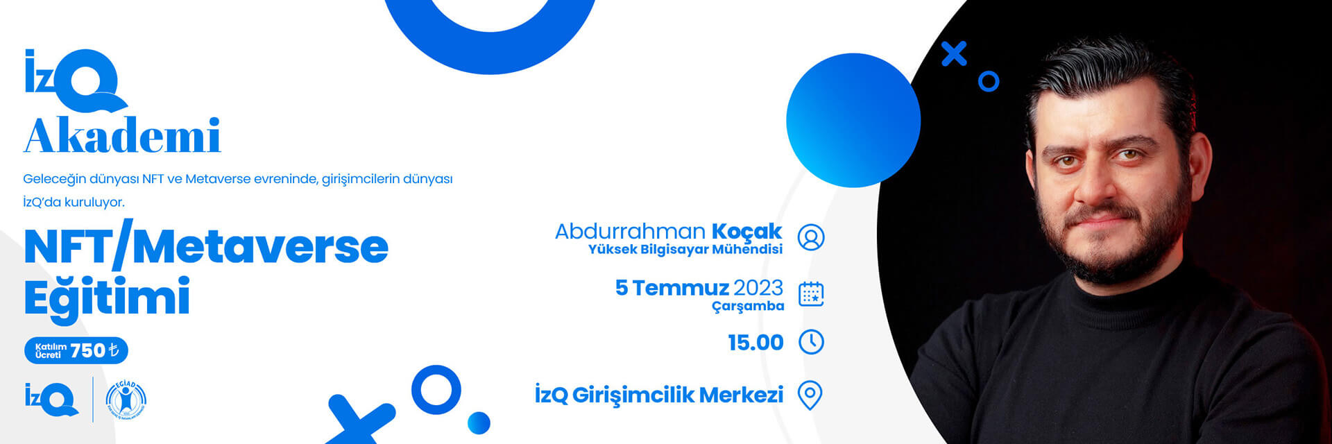 İzQ Akademi, uzman isimleri ve ekosistem paydaşlarını birbirinden değerli eğitimleriyle buluşturmaya